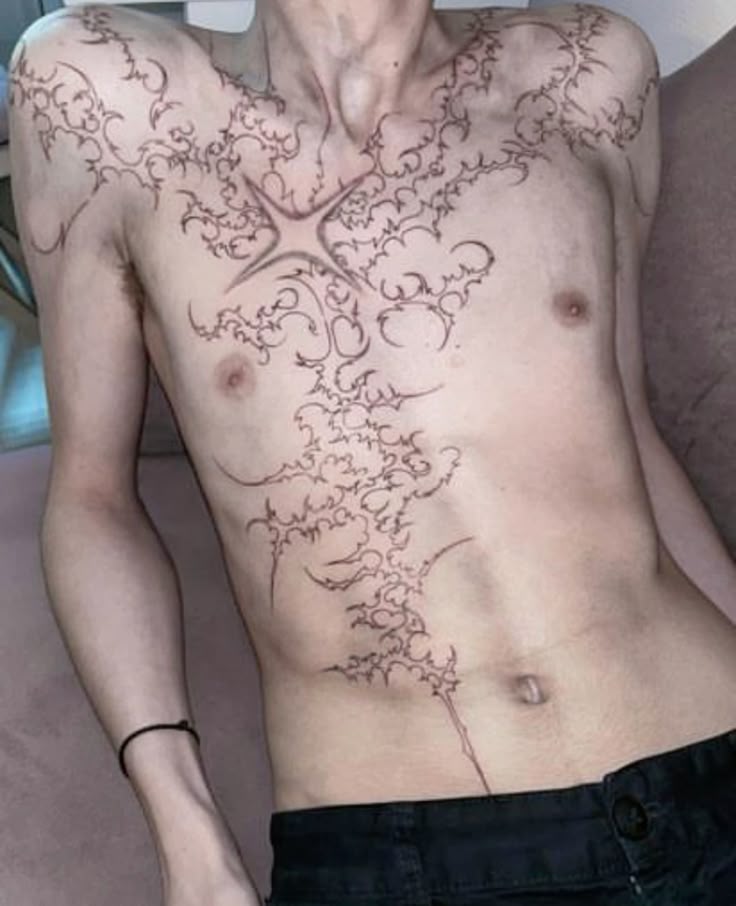 Chest tattoo reference 1