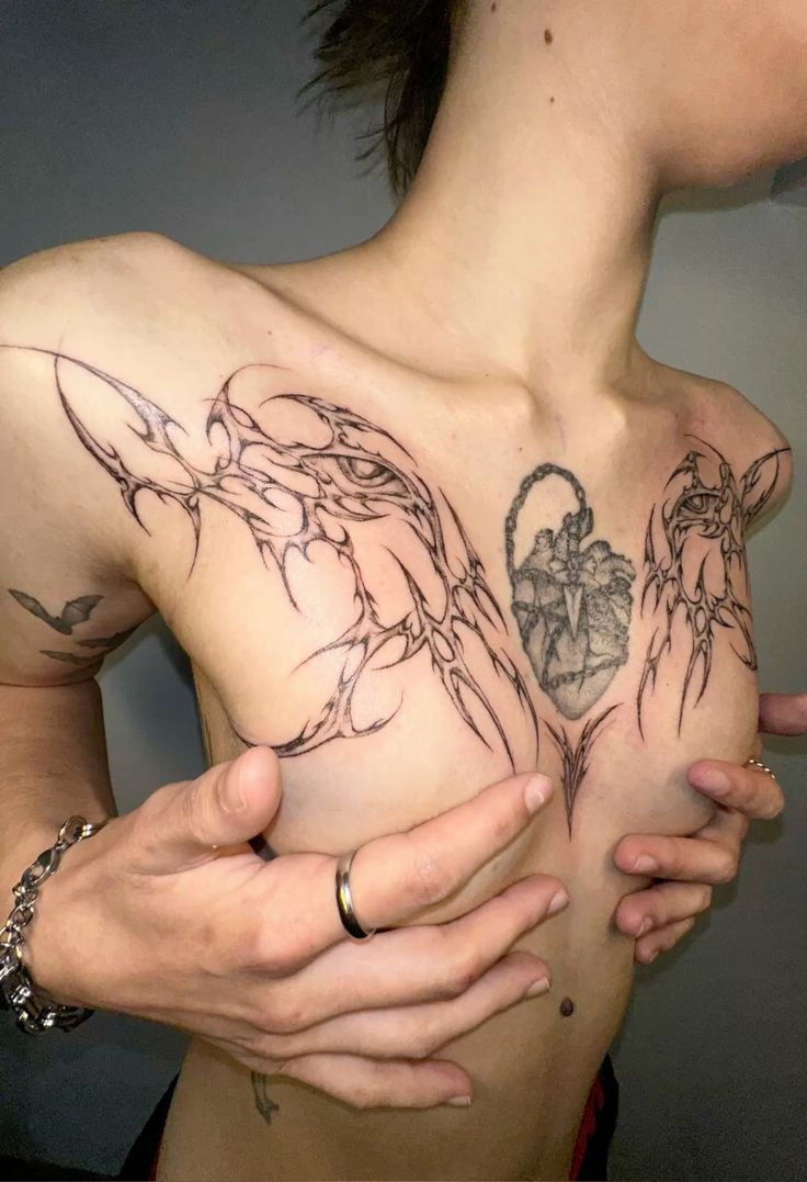 Chest tattoo reference 2