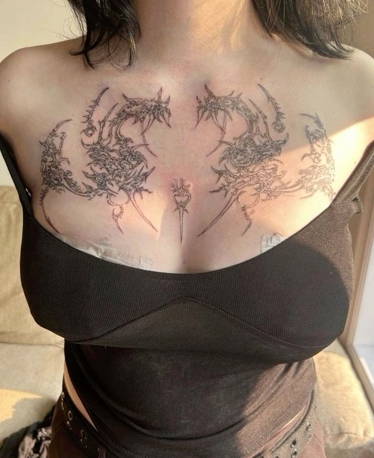 Chest tattoo reference 4