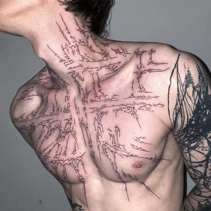 Chest tattoo reference 7
