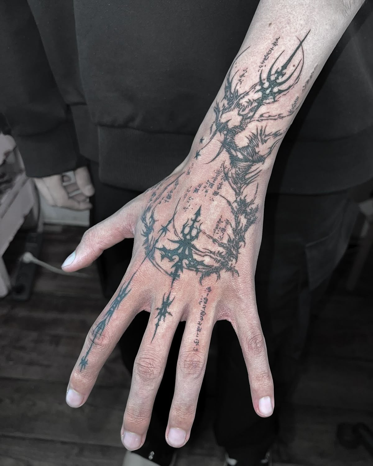 Hand tattoo reference 2