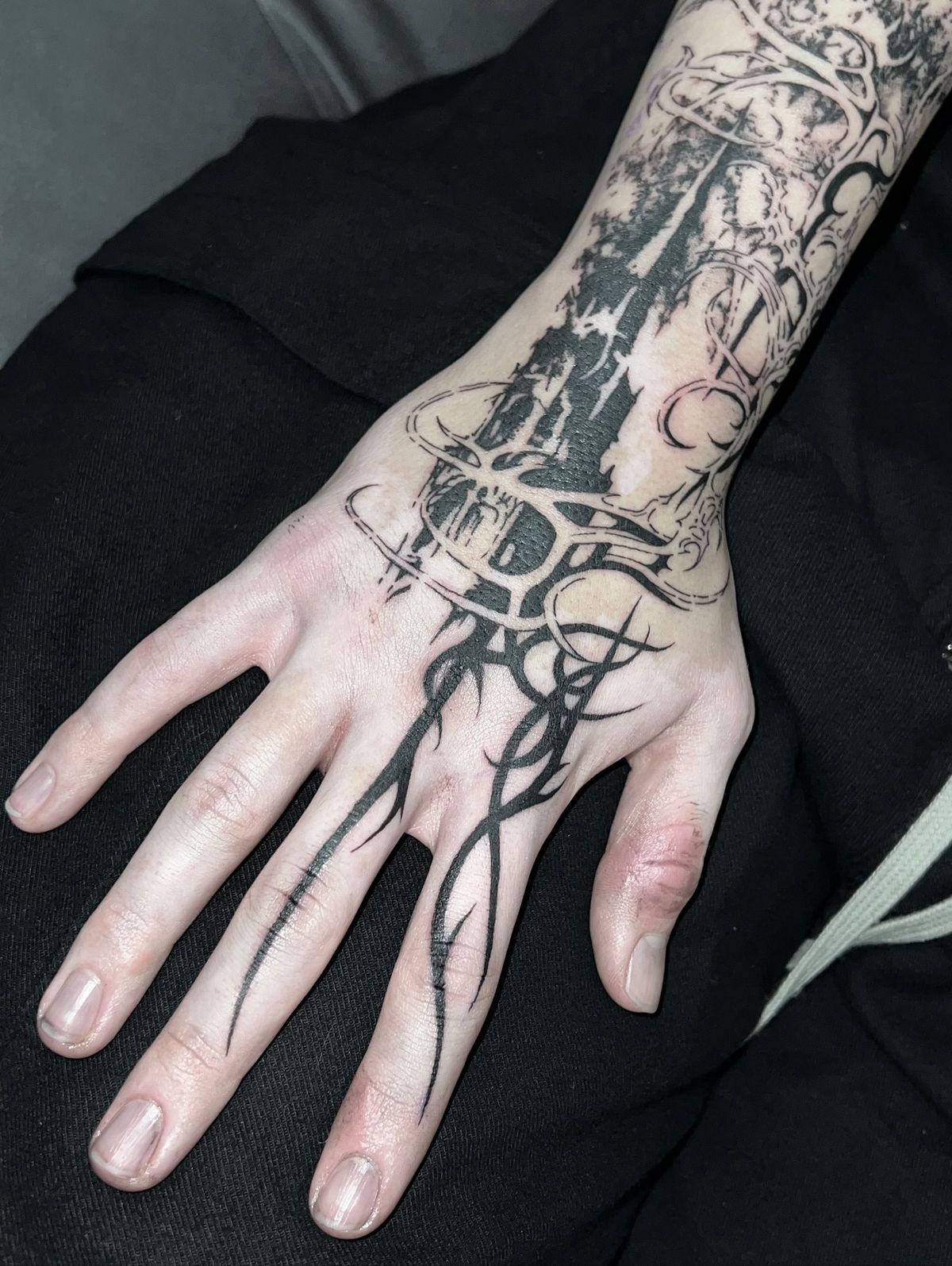 Hand tattoo reference 5