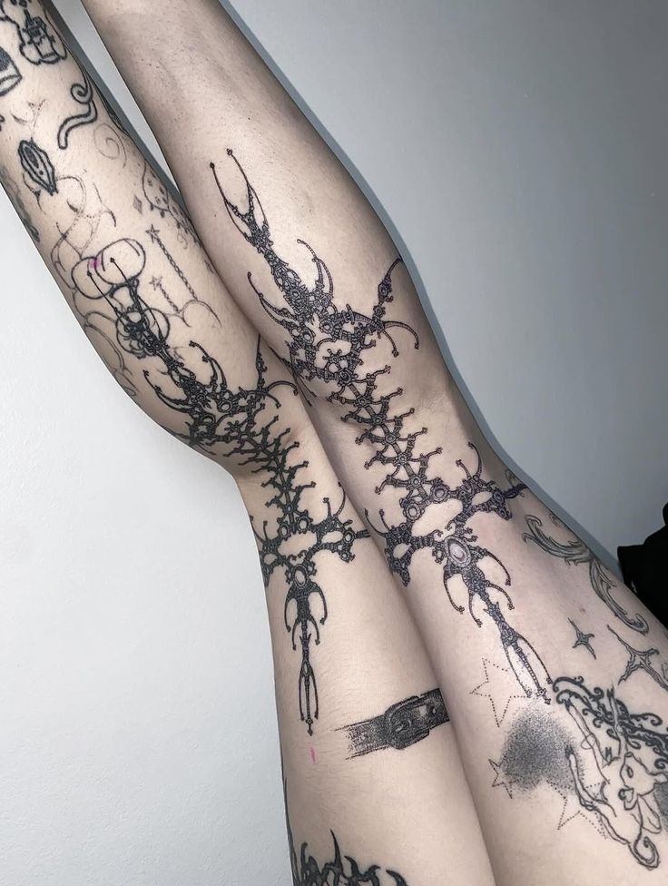 Leg tattoo reference 1